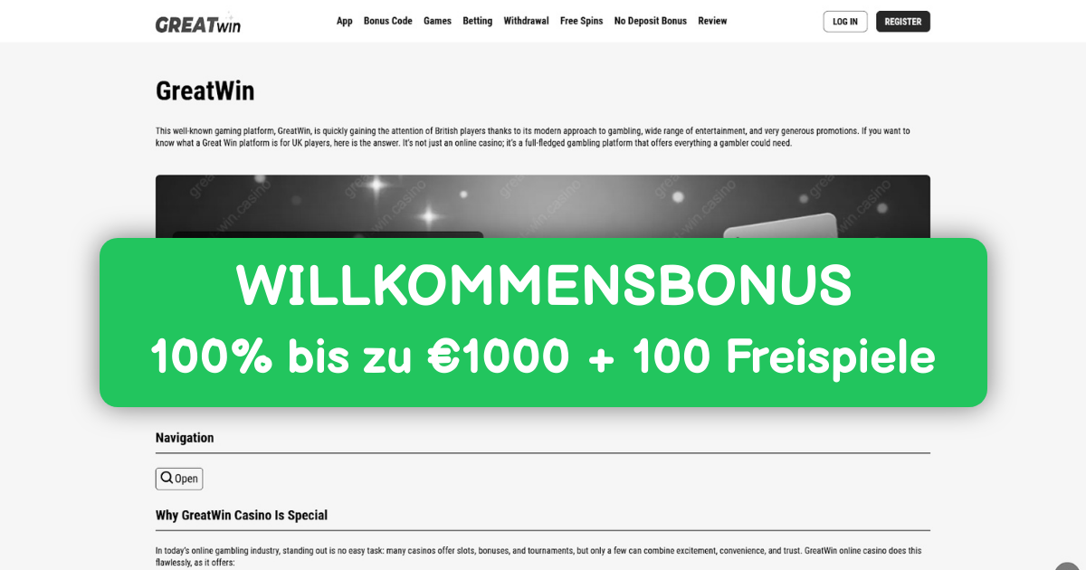 GreatWin Casino Deutschland